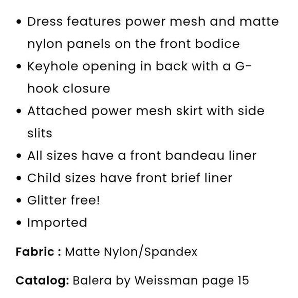 BALERA dance Dress - Picture 7 of 8